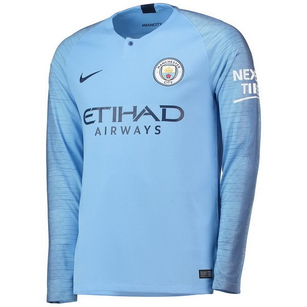 Trikot Manchester City Heim Ml 2018-19 Blau Fussballtrikots Günstig